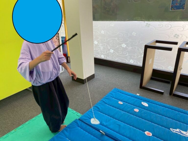 あわさ教室の夏祭り！（魚釣り）